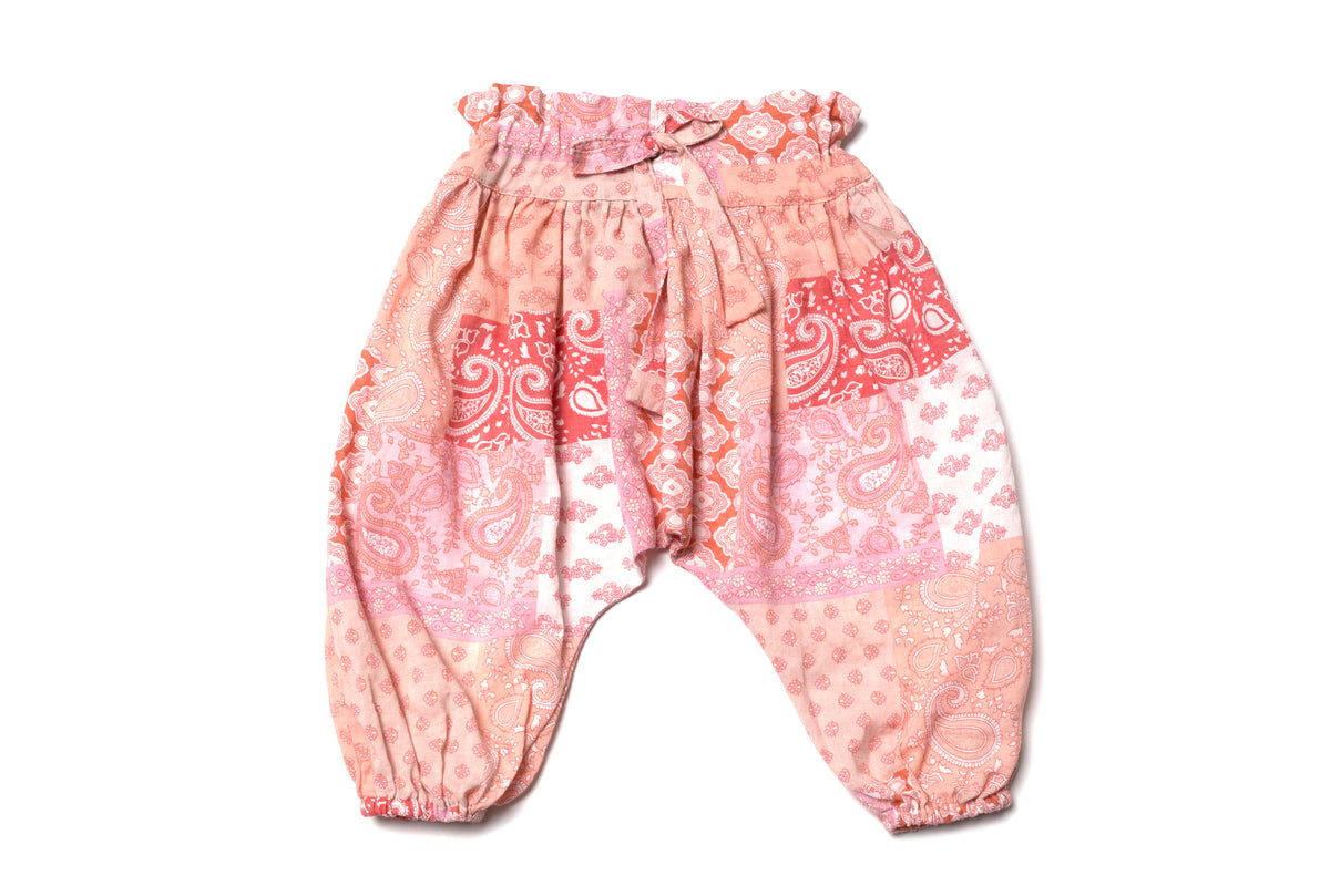 Baby Girls Cute Boho Floral Designer Harem Pants Born By The Shore