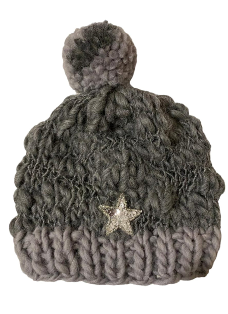 Night Star- Handknitted Unique Baby Hat