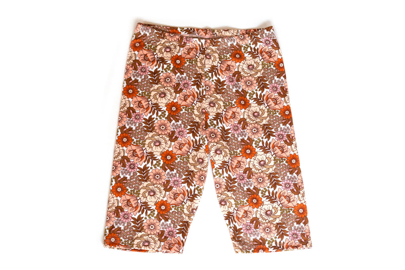 Mommy and Me Biker Shorts for Women | Flower Power