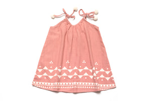 Baby & Toddler Girls Fancy Designer Pom Pom Dresses | Born By The Shore