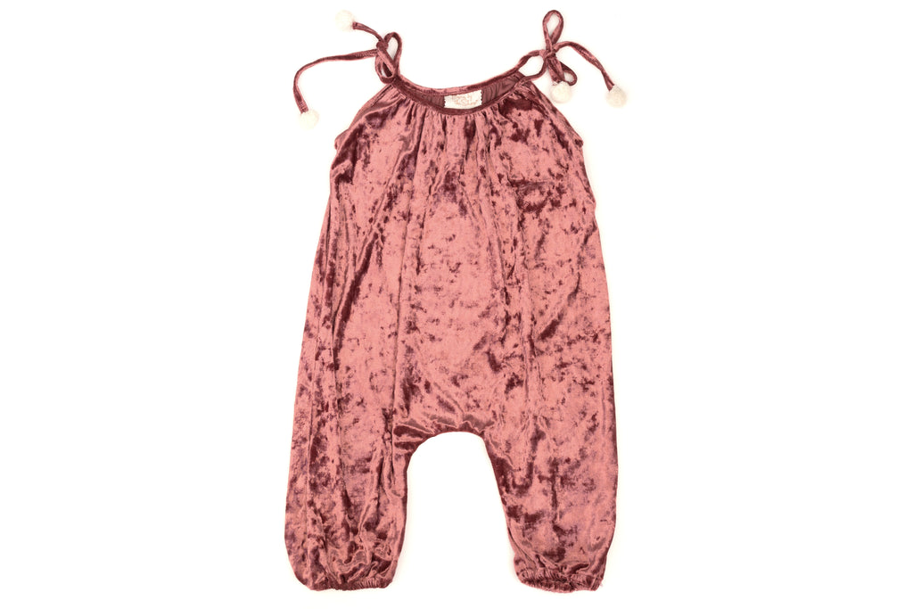 Baby & Girls Holiday Outfit Soft Velvet Jumper | Born By The Shore