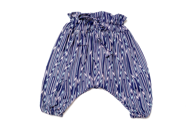 Unisex Geometric Stripes Harem Pants for Baby Boys & Girls | Born By The Shore