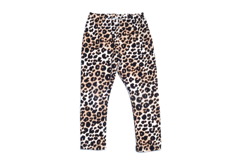 Toddler Girls Animal Leo Print Leggings | Born By The Shore