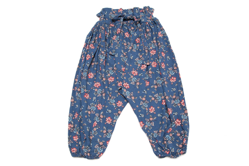 Baby Girl Adjustable Floral Designer Harem Pants | Born By The Shore
