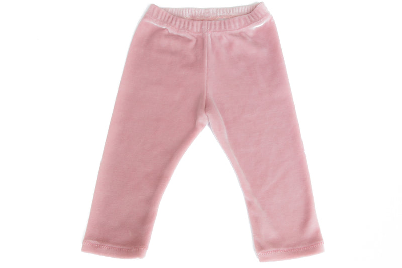 Velvet Baby Girl Leggings Pale Strawberry