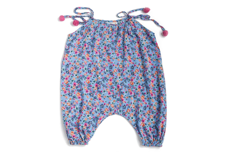Baby & Toddler Girls Stylish Floral Pom Pom Jumper | Born By The Shore