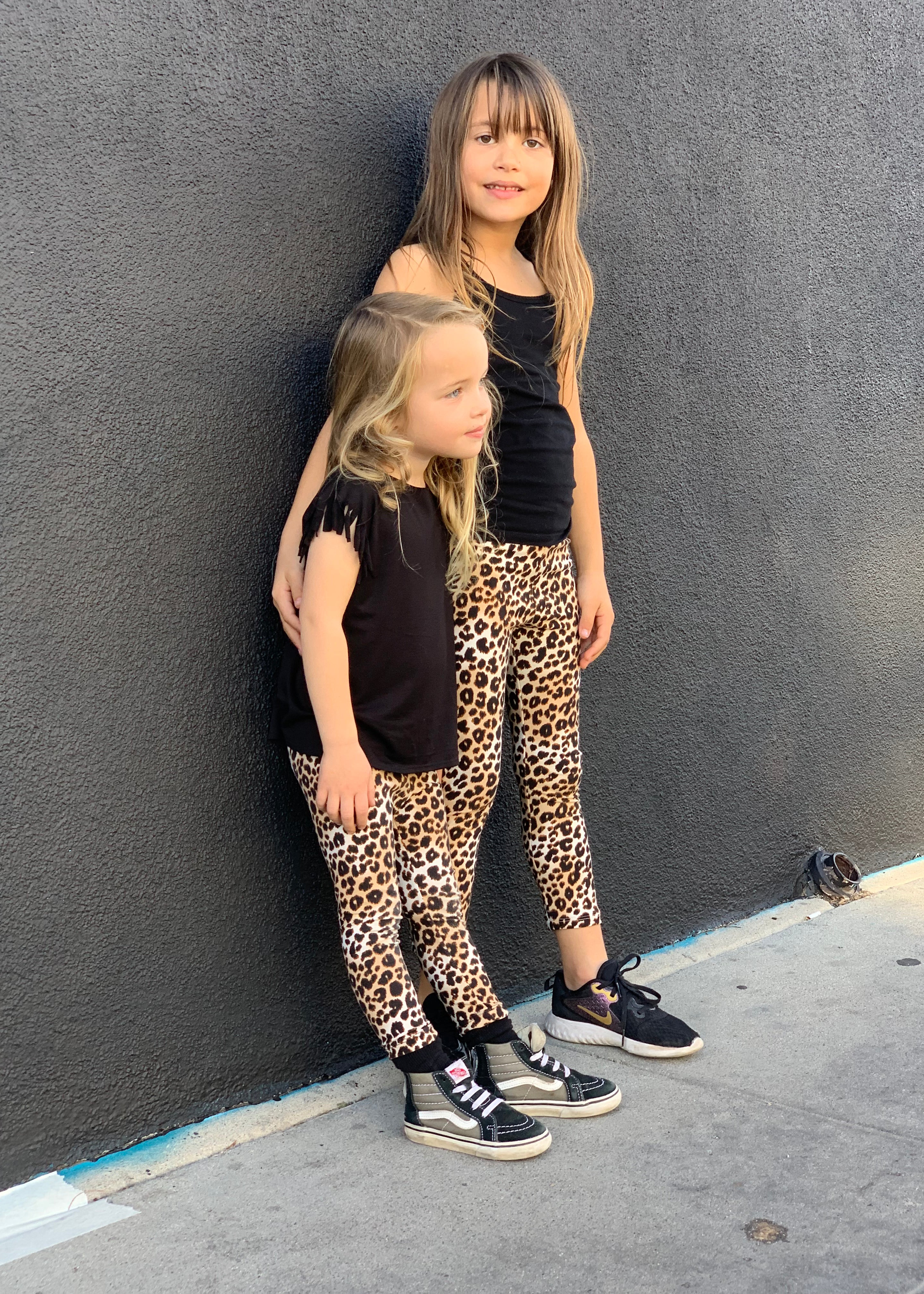 Lularoe TC2 Cheetah Print Leggings - Buttery Soft Yellow With Black And Blush Animal Print For Adults 18+