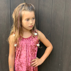 Girls velvet jumper hotsell
