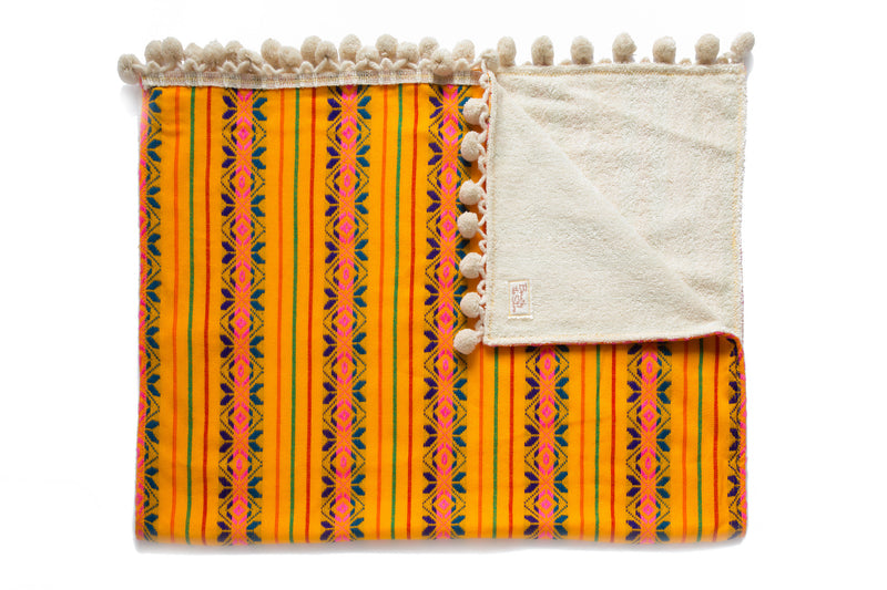 Pom Pom Beach Towel Allegria