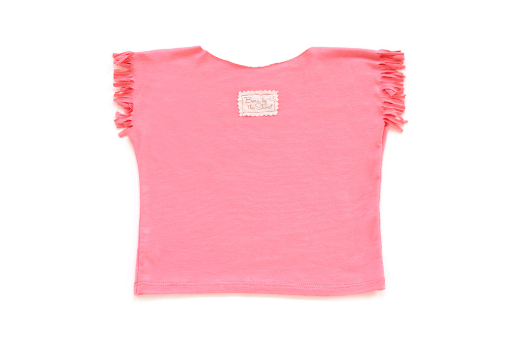 Baby & Girls Fringe Cowboy Shirt | Pink
