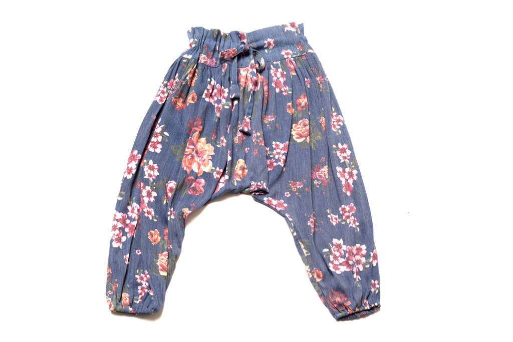 Baby Girl Floral Harem Pants | Pink Ash