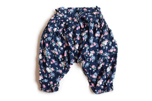 Baby Girl Floral Harem Pants | Winter Flowers