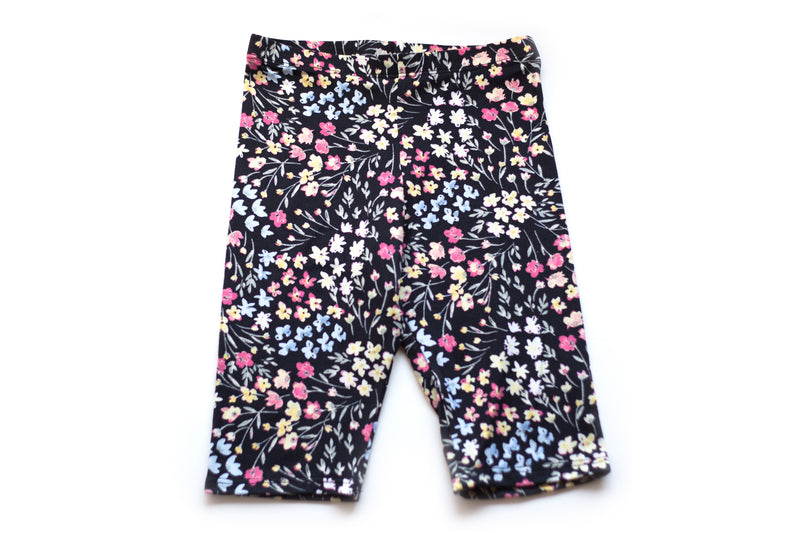 Hip Floral Biker Short Leggings for Toddler Girls | Born By The Shore