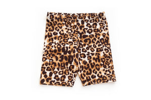Cute Animal Print Biker Shorts for Toddler Girls | Born By The Shore