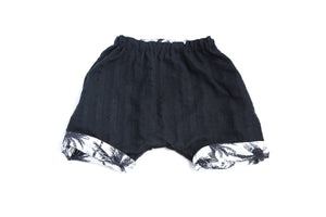 Unisex Shorts Reversible Black