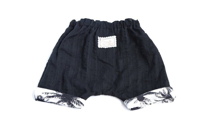 Unisex Shorts Reversible Black