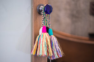 Decorative Hanging Tassel - Multicolor/Turquoise